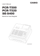 PCR-T500 / PCR-T520 / SE-S400